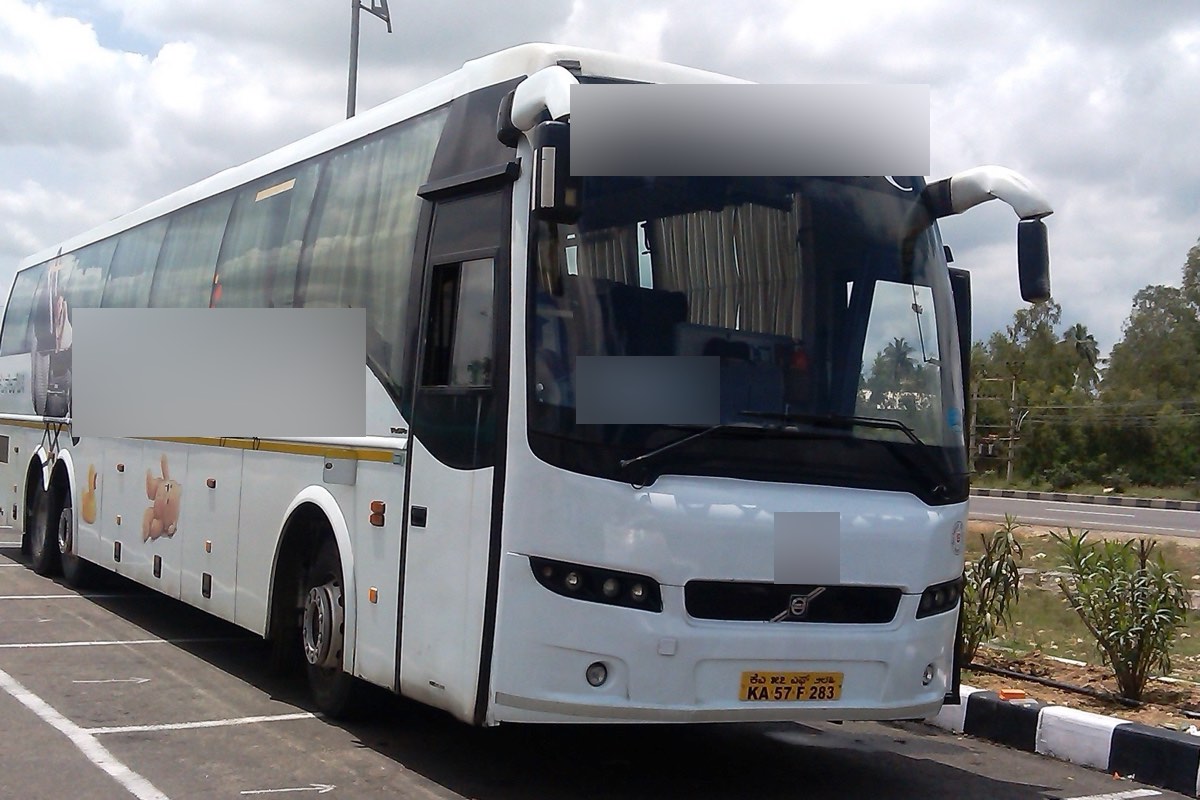 Volvo Luxury Coach (45 Seater) — 45 seater AC on rent with driver